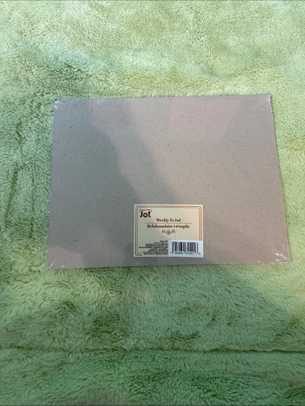 Weekly Plan Desk Pad - Green